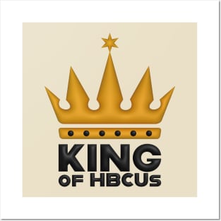 King Of HBCUs_Logo_3D_GOLD Posters and Art